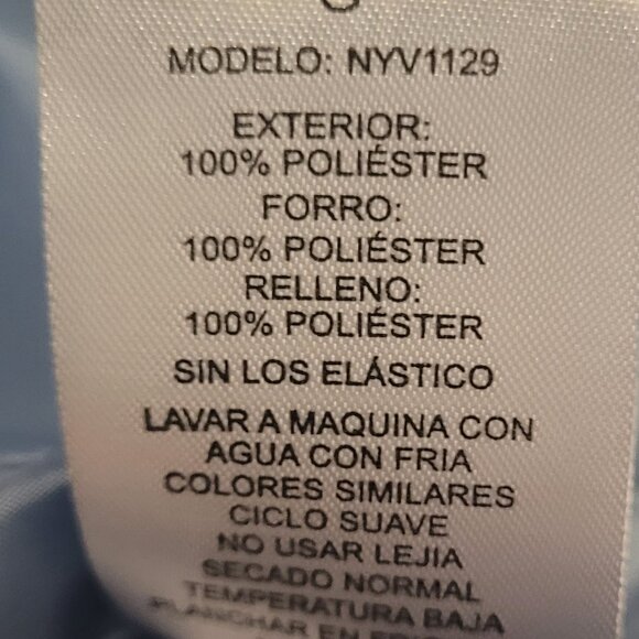 CI SONO Pale Blue Hooded Puffer Zip Vest Juniors Size L = Ladies Medium - Picture 8 of 8